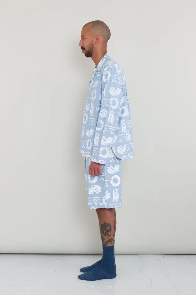 Folk Clothing Loungewear Shirt 8211 Icon Print KG Mens Shirts