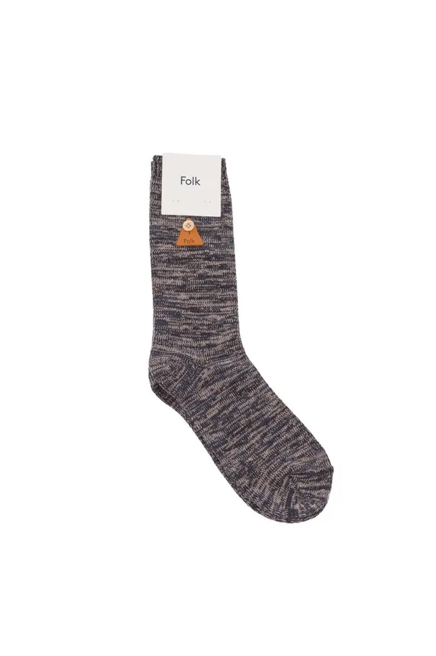 Folk Clothing Melange Socks 8211 Midnight Mix MensWomens Socks