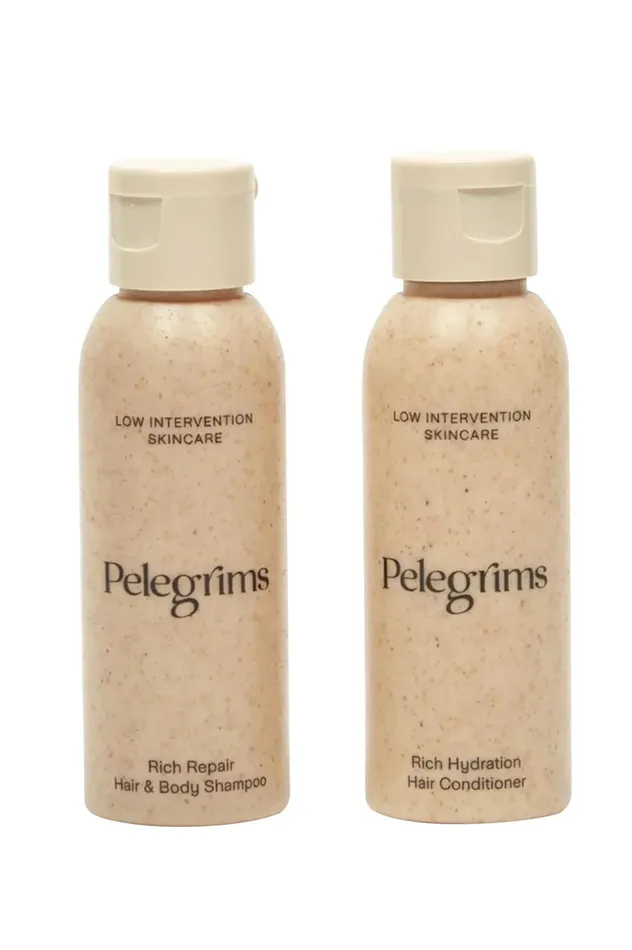 Folk Clothing Pelegrims 8211 Shampoo and Conditioner Duo Set 8211 2 X 60ml Mens Beauty And Fragrance