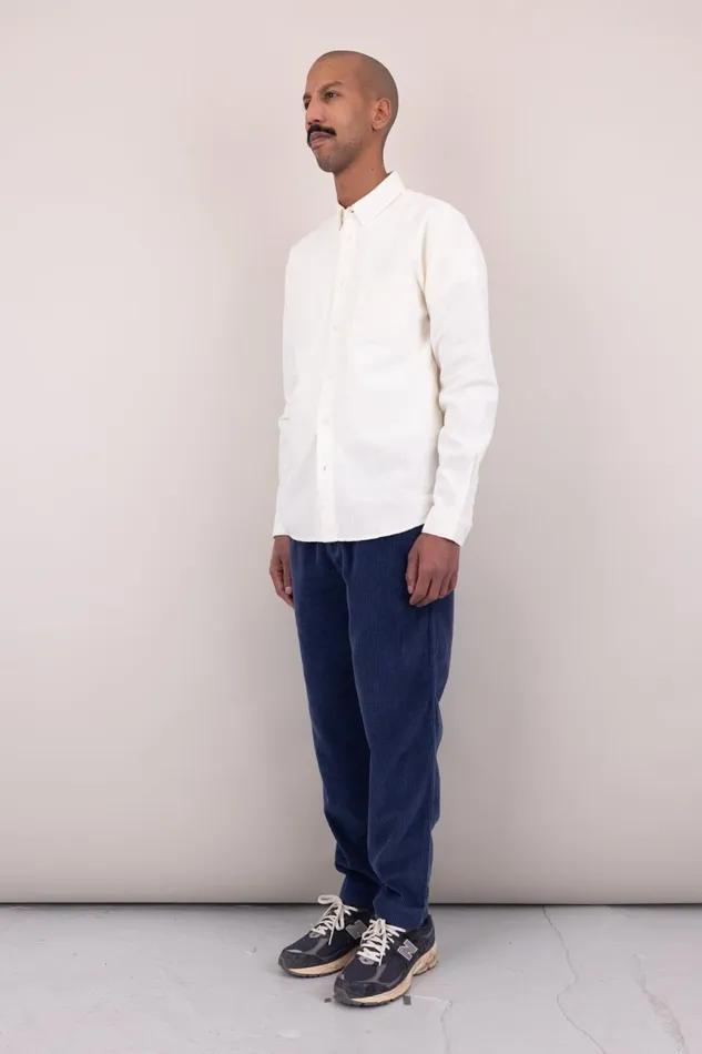 Folk Clothing Relaxed Fit Shirt 8211 Ecru Tapestry Mens Shirts