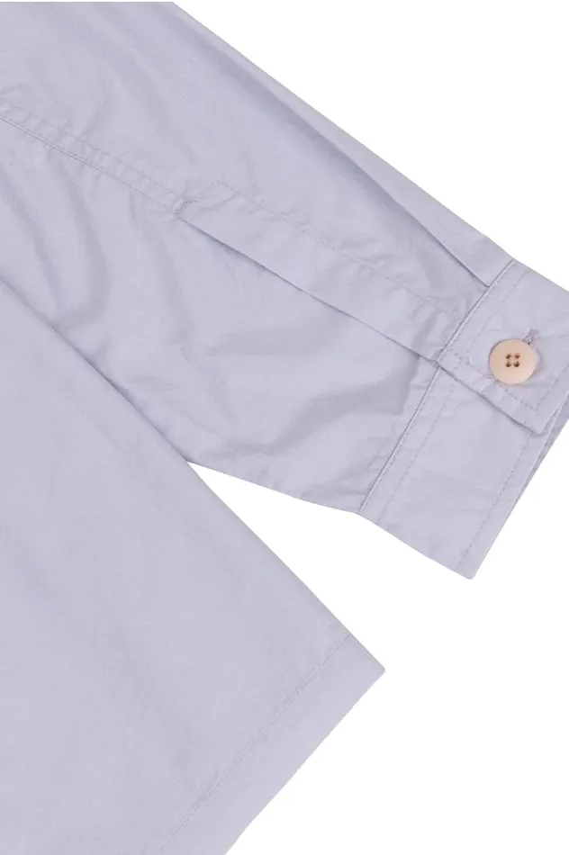 Folk Clothing Revere Overshirt 8211 Mist Mens Shirts