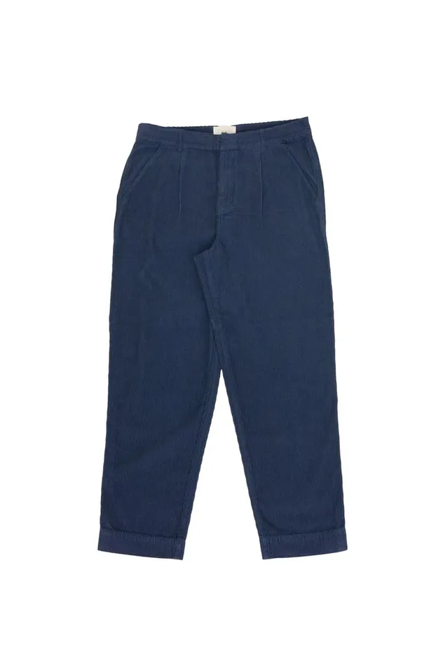 Folk Clothing Signal Pant 8211 Soft Blue Cord Mens Trousers