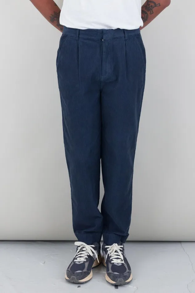 Folk Clothing Signal Pant 8211 Soft Blue Cord Mens Trousers