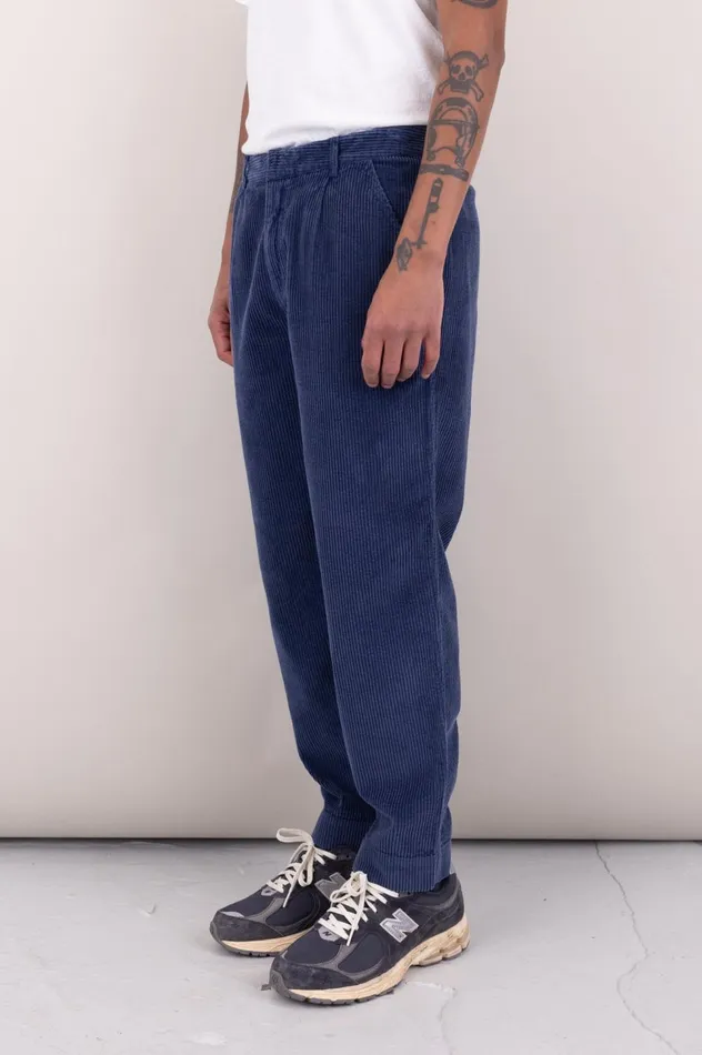 Folk Clothing Signal Pant 8211 Washed Ink Cord Mens Trousers