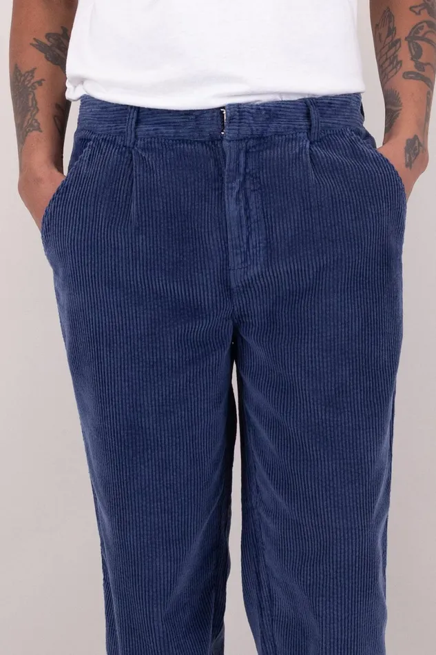Folk Clothing Signal Pant 8211 Washed Ink Cord Mens Trousers