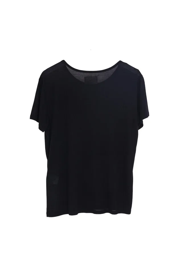 Folk Clothing Slouch TShirt 8211 Black Womens TShirts and Vests