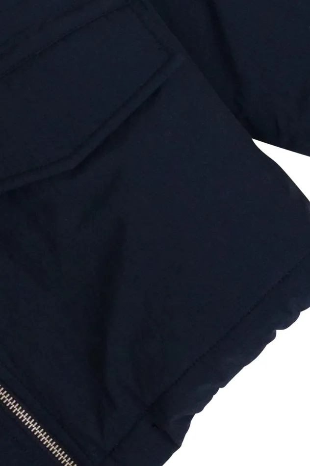 Folk Clothing Wadded Bomber 8211 Navy Ripstop Nylon Mens Outerwear