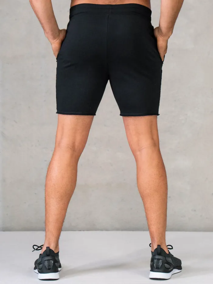 Force 6quot Track Short 8211 Black Men Ryderwear Gym Shorts