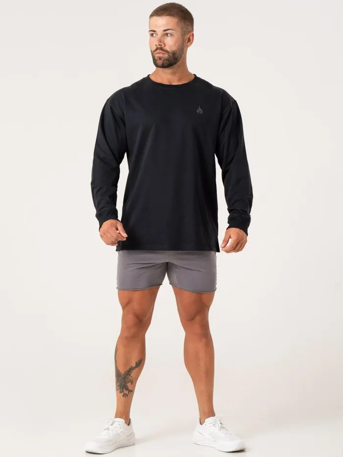 Force Crew Neck 8211 Black Men Ryderwear Tops