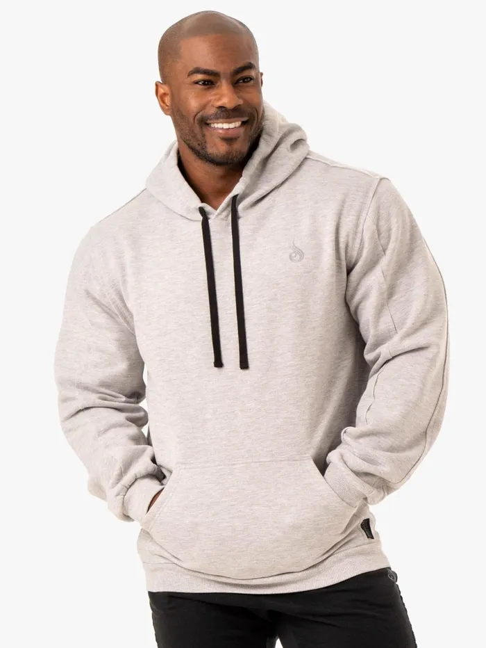 Force Pullover Hoodie 8211 Grey Marl Men Ryderwear Sweaters and Hoodies
