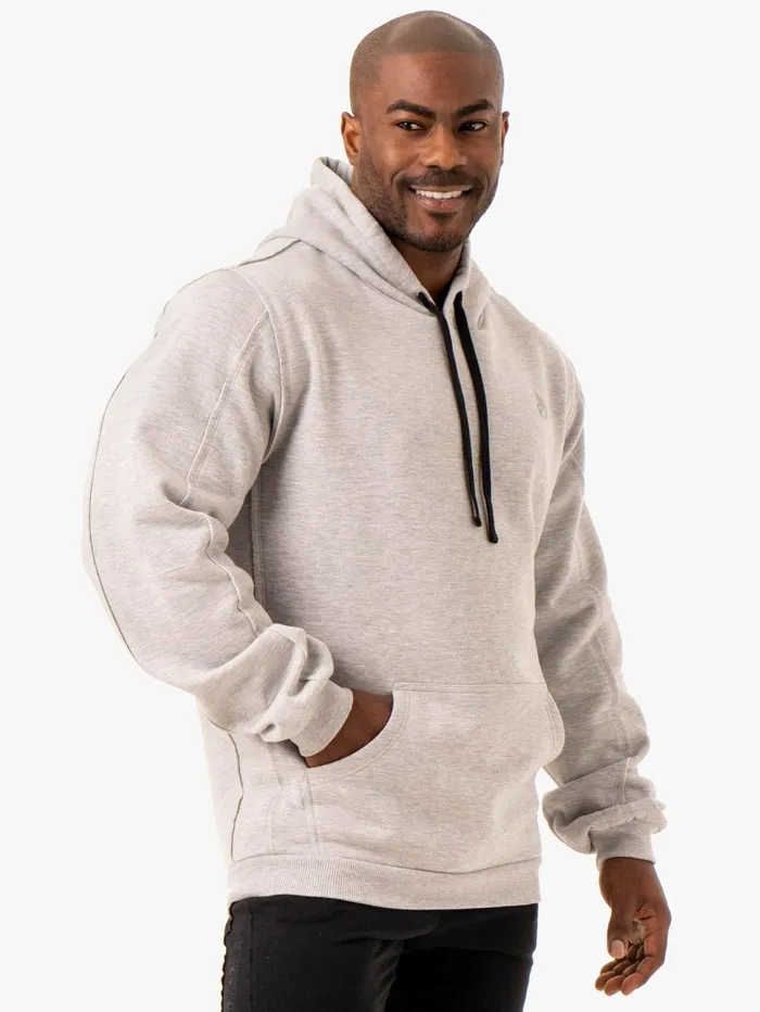 Force Pullover Hoodie 8211 Grey Marl Men Ryderwear Sweaters and Hoodies