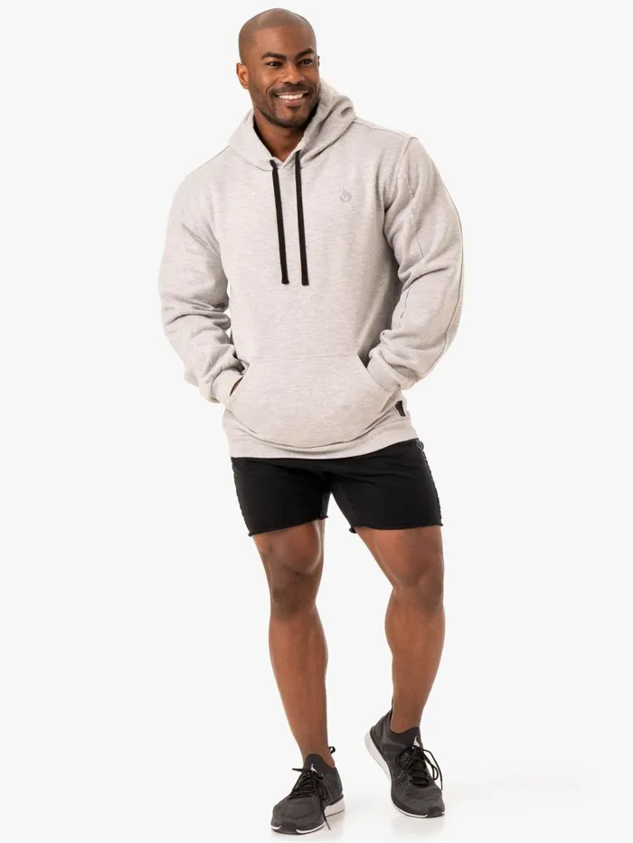 Force Pullover Hoodie 8211 Grey Marl Men Ryderwear Sweaters and Hoodies