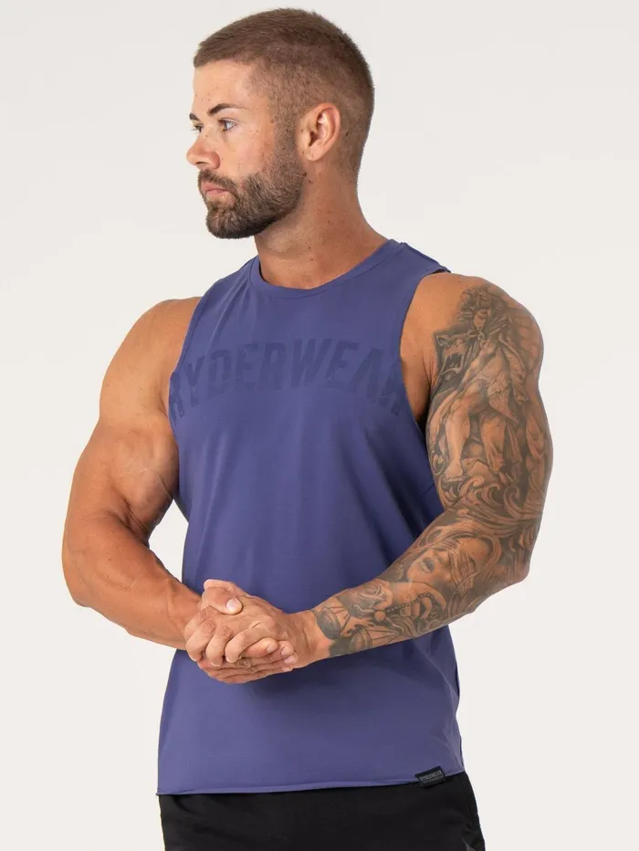 Force Tank 8211 Indigo Men Ryderwear Tops