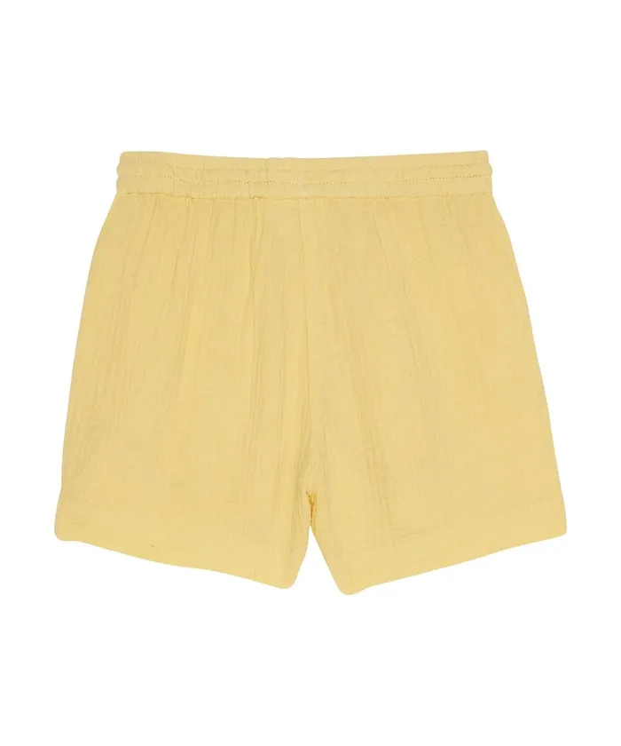 Girls Hartford Clothing Still Shorts In Double Cotton Gauze Lemon