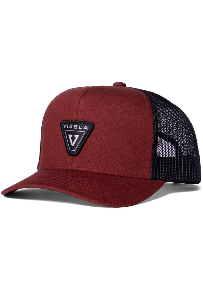 Hats Men Vissla Cascade Eco Trucker Hat Fired Brick
