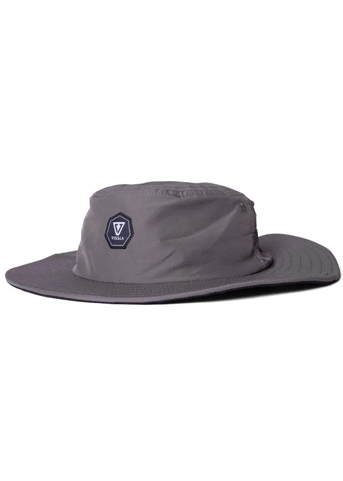 Hats Men Vissla Stoke039M Eco Bucket Hat STL 8211 Steel