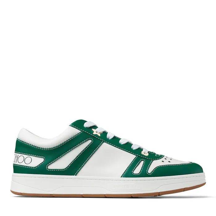 HawaiiM White And Dark Moss Vanchetta LaceUp Sneakers X Whitedark Moss Men JIMMY CHOO Casual Shoes HawaiiM White And Dark Moss Vanchetta LaceUp Sneakers X Whitedark Moss Men JIMMY CHOO Casual Shoes