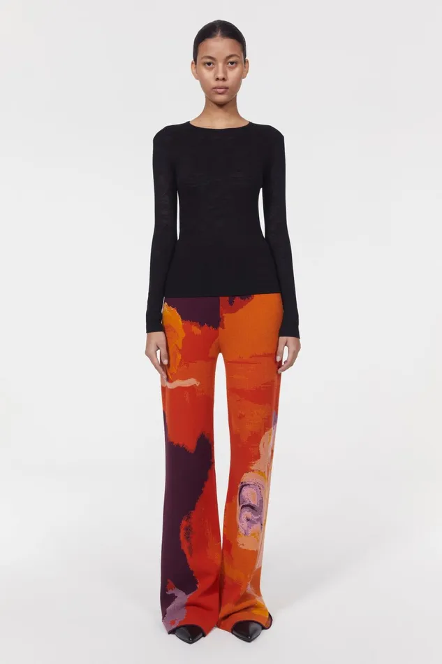 Henna Top Black Women Rodebjer Tops