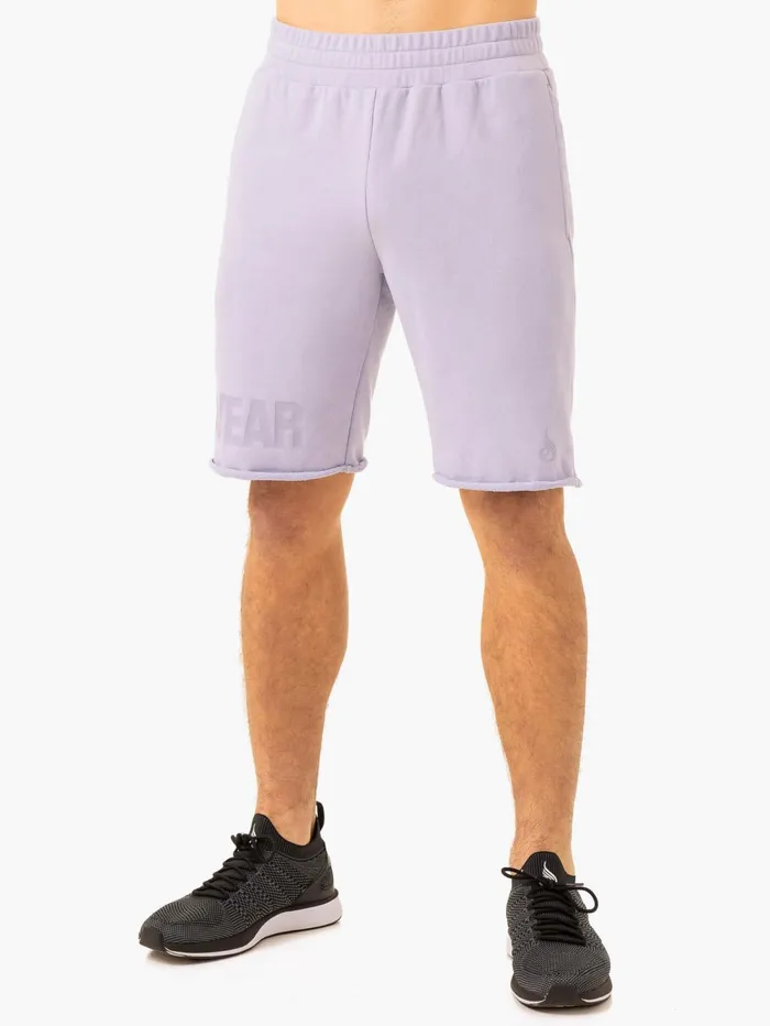 Heritage Fleece Track Shorts 8211 Lavender Men Ryderwear Gym Shorts