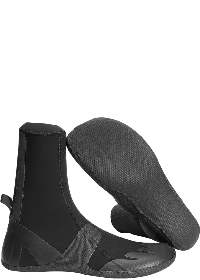 High Seas Wetsuits Men Vissla High Seas 5Mm Round Toe Wetsuit Bootie Black