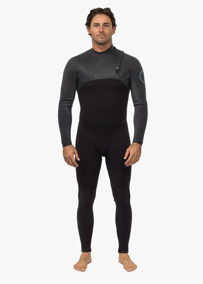 High Seas Wetsuits Men Vissla High Seas II 32 Full No Zip Wetsuit Charcoal