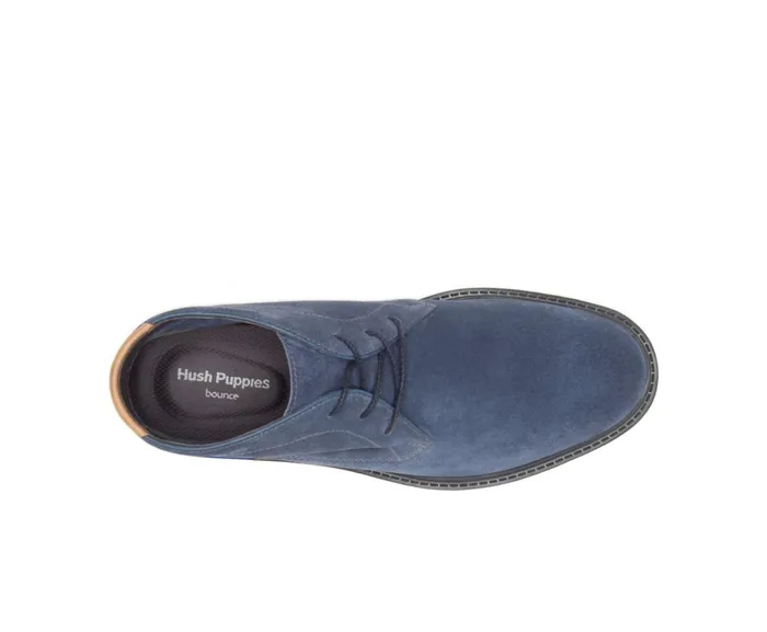 Hush Puppies Boots Davis Chukka Boot Navy Suede 8211 Men
