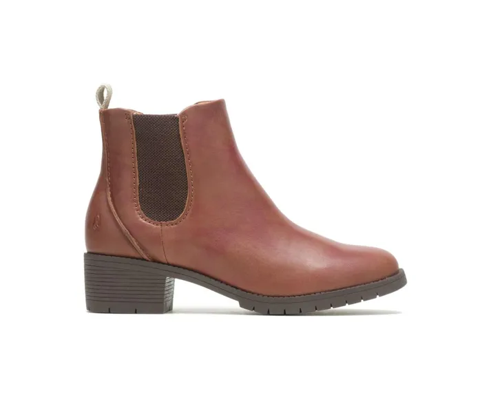 Hush Puppies Boots Hadley Chelsea Boot Cognac Leather 8211 Women