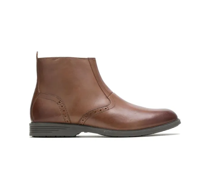 Hush Puppies Boots Shepsky Zip Boot Brown Leather 8211 Men