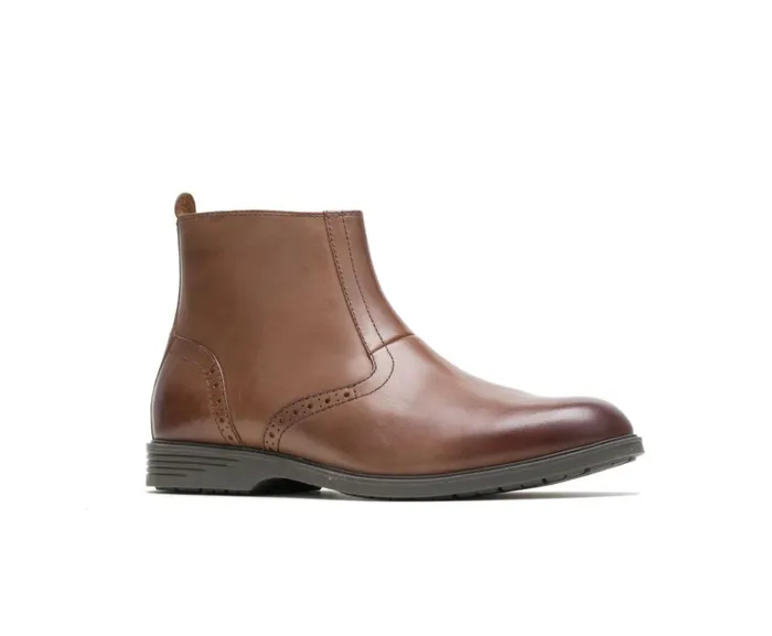 Hush Puppies Boots Shepsky Zip Boot Brown Leather 8211 Men Hush Puppies Boots Shepsky Zip Boot Brown Leather 8211 Men