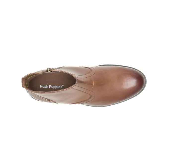 Hush Puppies Boots Shepsky Zip Boot Brown Leather 8211 Men Hush Puppies Boots Shepsky Zip Boot Brown Leather 8211 Men