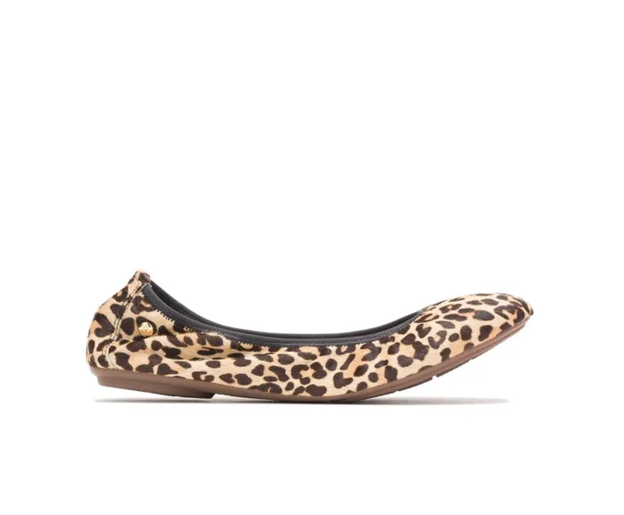 Hush Puppies Flats and SlipOns Chaste Ballet Leopard Calf Hair 8211 Women