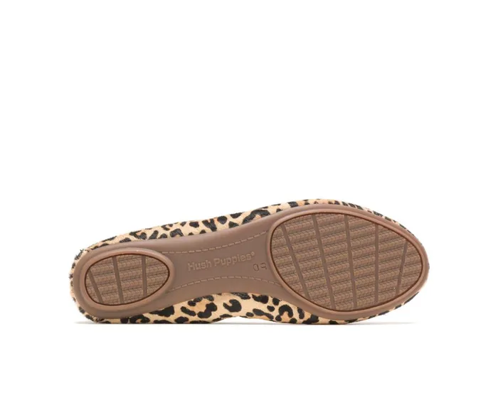 Hush Puppies Flats and SlipOns Chaste Ballet Leopard Calf Hair 8211 Women Hush Puppies Flats and SlipOns Chaste Ballet Leopard Calf Hair 8211 Women
