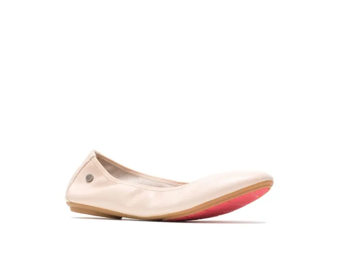 Hush Puppies Flats and SlipOns Chaste Ballet Nude Leather 8211 Women Hush Puppies Flats and SlipOns Chaste Ballet Nude Leather 8211 Women