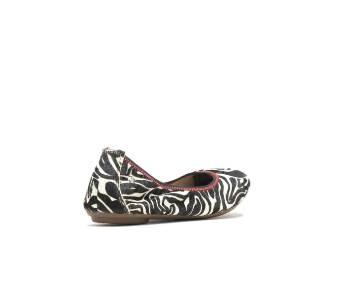 Hush Puppies Flats and SlipOns Chaste Ballet Zebra Calf Hair 8211 Women