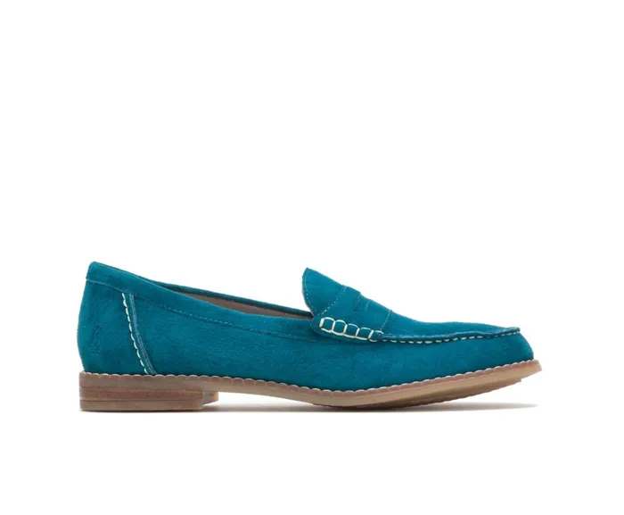 Hush Puppies Flats and SlipOns Wren Loafer Corsair Suede 8211 Women