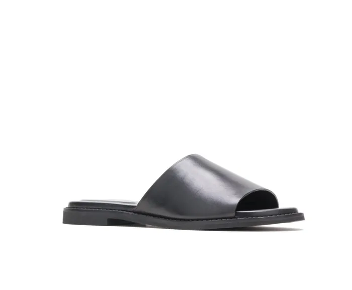 Hush Puppies Sandals Lexi Slide Black Leather 8211 Women