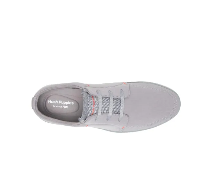 Hush Puppies Sneakers Briggs Plain Toe Oxford Frost Grey Textile 8211 Men