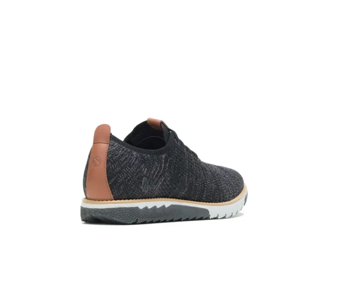 Hush Puppies Sneakers Expert Knit Plain Toe Oxford Black Textile 8211 Men