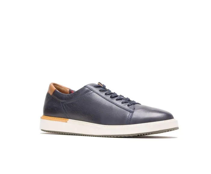 Hush Puppies Sneakers Heath Sneaker Navy Leather 8211 Men Hush Puppies Sneakers Heath Sneaker Navy Leather 8211 Men