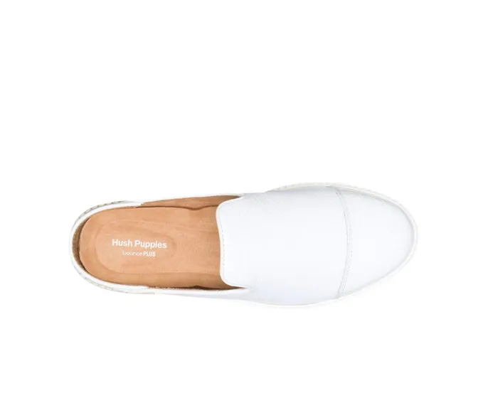 Hush Puppies Sneakers Sabine Mule White Leather 8211 Women
