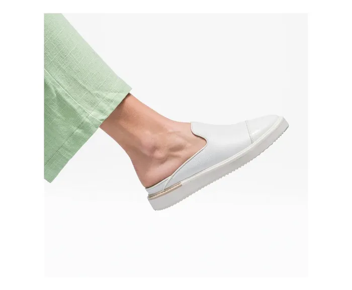 Hush Puppies Sneakers Sabine Mule White Leather 8211 Women
