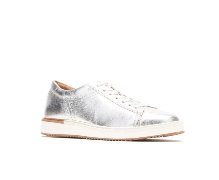 Hush Puppies Sneakers Sabine Sneaker Silver Metallic Leather 8211 Women Hush Puppies Sneakers Sabine Sneaker Silver Metallic Leather 8211 Women