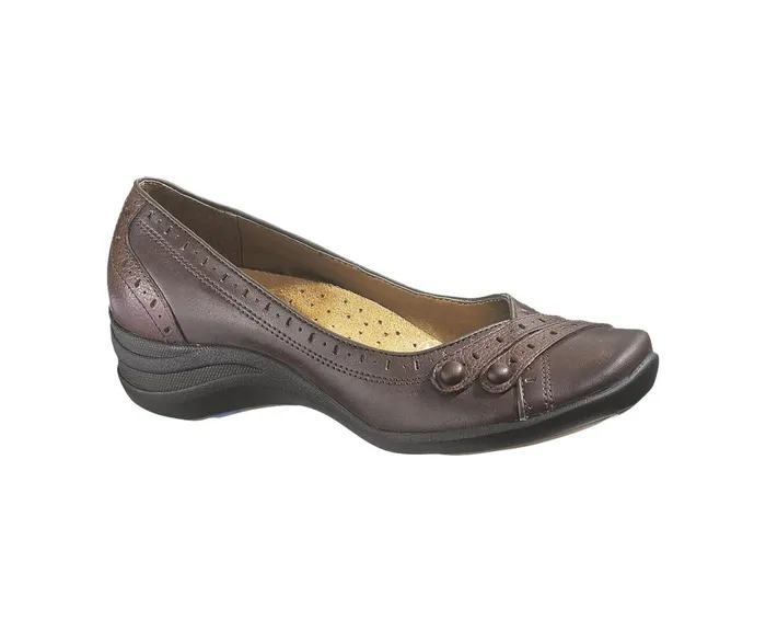 Hush Puppies Walking Shoes Burlesque Dark Brown Leather 8211 Women