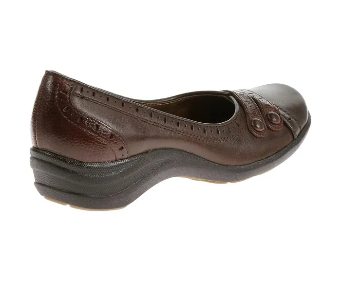 Hush Puppies Walking Shoes Burlesque Dark Brown Leather 8211 Women