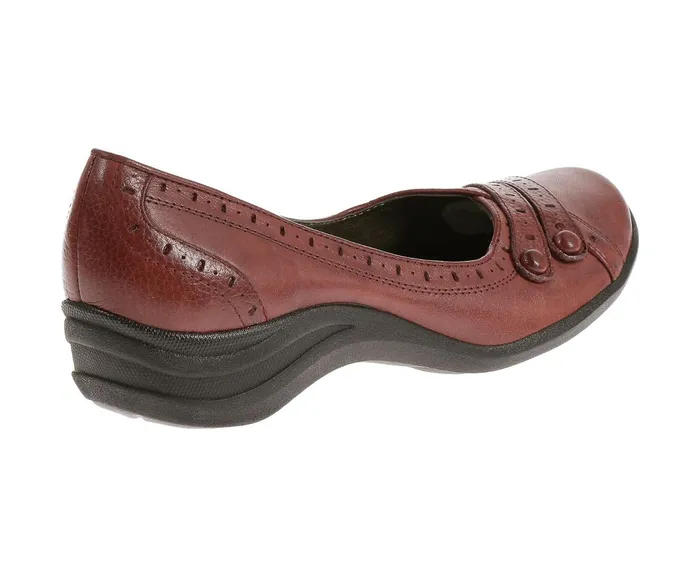 Hush Puppies Walking Shoes Burlesque Dark Red Leather 8211 Women