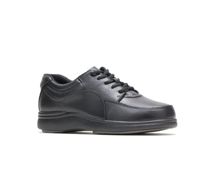 Hush Puppies Walking Shoes Power Walker Black Leather 8211 Women