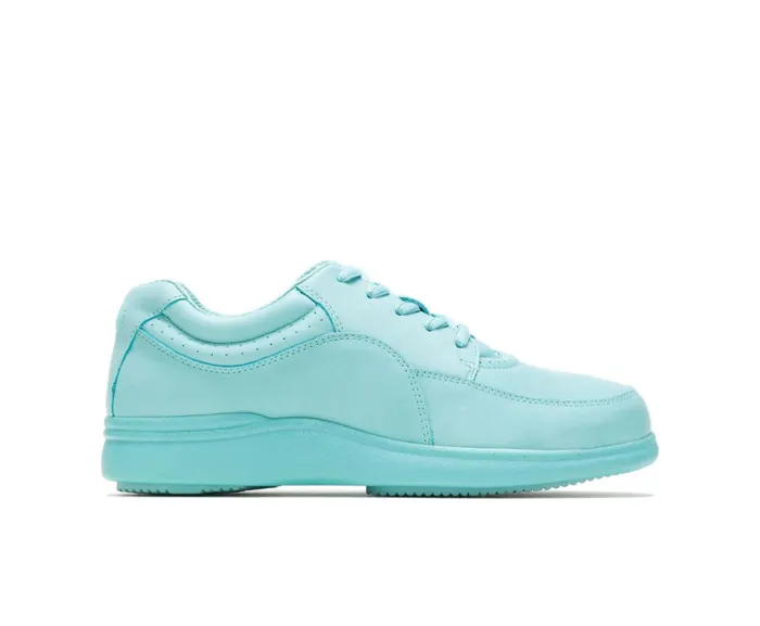 Hush Puppies Walking Shoes Power Walker Sea Foam Leather 8211 Women