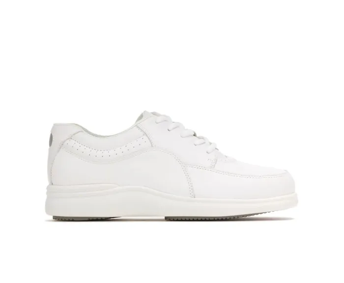 Hush Puppies Walking Shoes Power Walker White Leather 8211 Women