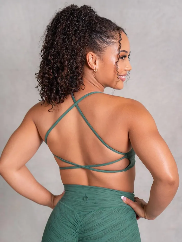 Icon Sports Crop 8211 Fern Marl Women Ryderwear Tops