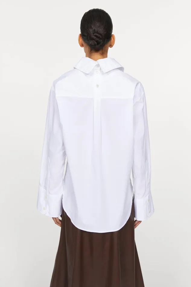Imola Oversize Shirt Crisp White Women Rodebjer Shirts and Blouses